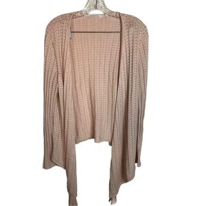 Soft Surroundings women’s open front cardigan sweater size M